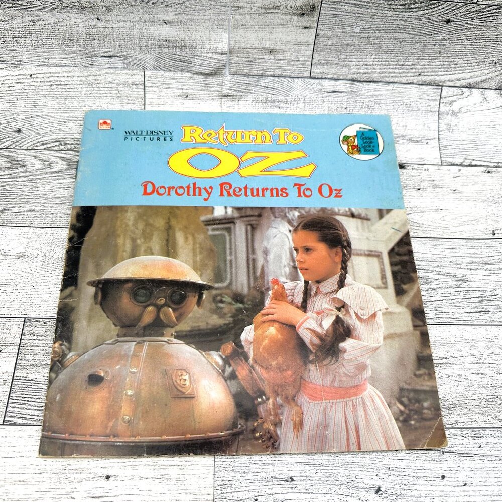 1985‎ Walt Disney Pictures Return to Oz Golden Book "Dorothy Returns to Oz"